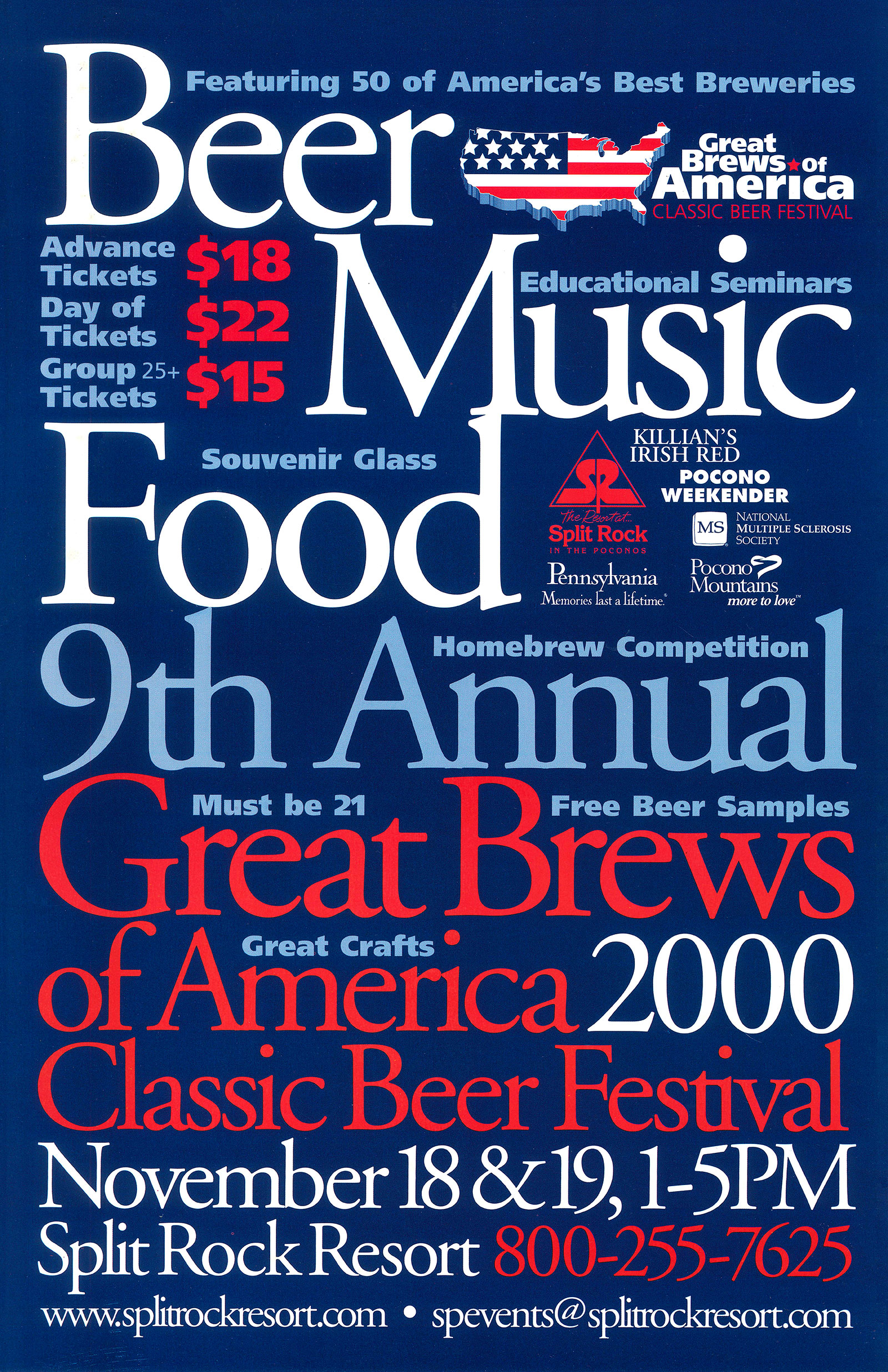 Great Brews of America festival poster.
